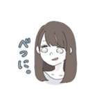 てきとうな女の子（個別スタンプ：12）
