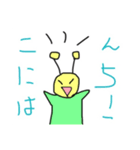 宇宙人ハローのあれこれ②（個別スタンプ：1）