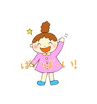 あいさつ女の子（個別スタンプ：14）