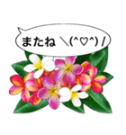 プルメリアでコロナ疲れを吹き飛ばす❤️（個別スタンプ：40）