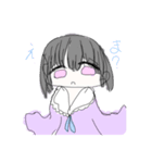 かわいいぱっつんちゃんしゅーごー（個別スタンプ：1）