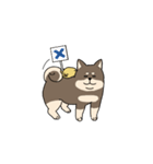 柴わんちゃんととりさん（個別スタンプ：10）