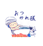 青リンゴのLilyと牛（個別スタンプ：15）