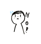 白いファミリー（個別スタンプ：4）