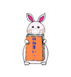 本が好きな動物たち。（個別スタンプ：4）