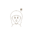 日常で使えるシンプルスタンプgirl（個別スタンプ：4）