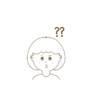 日常で使えるシンプルスタンプgirl（個別スタンプ：5）