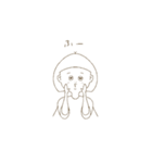 日常で使えるシンプルスタンプgirl（個別スタンプ：8）