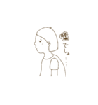日常で使えるシンプルスタンプgirl（個別スタンプ：15）