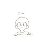 日常で使えるシンプルスタンプgirl（個別スタンプ：16）