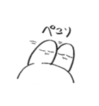 目の細いうさぎ（個別スタンプ：6）