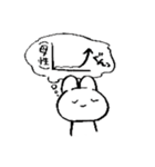 目の細いうさぎ（個別スタンプ：11）