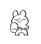 目の細いうさぎ（個別スタンプ：19）