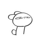 目の細いうさぎ（個別スタンプ：21）
