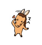 お馬さんキャラクタースタンプ（個別スタンプ：1）