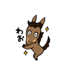 お馬さんキャラクタースタンプ（個別スタンプ：7）