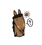お馬さんキャラクタースタンプ（個別スタンプ：12）