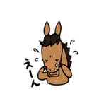お馬さんキャラクタースタンプ（個別スタンプ：13）