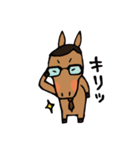 お馬さんキャラクタースタンプ（個別スタンプ：23）