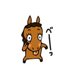お馬さんキャラクタースタンプ（個別スタンプ：24）