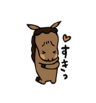 お馬さんキャラクタースタンプ（個別スタンプ：27）