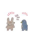 ふぞろいなウサギ（個別スタンプ：1）