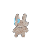 ふぞろいなウサギ（個別スタンプ：6）