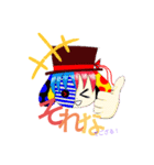 拙者が描いた初心者絵（個別スタンプ：5）