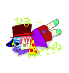 拙者が描いた初心者絵（個別スタンプ：7）