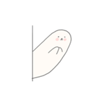 まるいあざらし、ながいあざらし。（個別スタンプ：4）