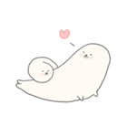まるいあざらし、ながいあざらし。（個別スタンプ：13）