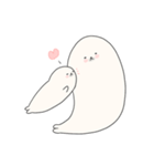 まるいあざらし、ながいあざらし。（個別スタンプ：17）