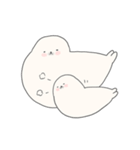 まるいあざらし、ながいあざらし。（個別スタンプ：20）