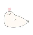 まるいあざらし、ながいあざらし。（個別スタンプ：23）