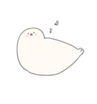 まるいあざらし、ながいあざらし。（個別スタンプ：31）