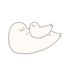 まるいあざらし、ながいあざらし。（個別スタンプ：36）