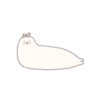 まるいあざらし、ながいあざらし。（個別スタンプ：40）