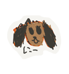 小1娘の落書きスタンプ（個別スタンプ：4）