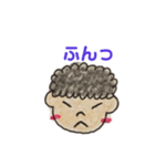 手描きアフロくん（個別スタンプ：6）
