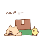 がんばれ髭ねこさん（個別スタンプ：9）