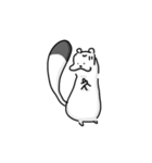内心冷え切ってるオコジョ（個別スタンプ：4）