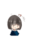 制服パーカー女子（個別スタンプ：2）
