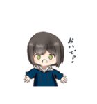 制服パーカー女子（個別スタンプ：30）