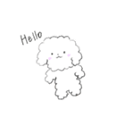 ふわふわかわいいいぬ（個別スタンプ：2）
