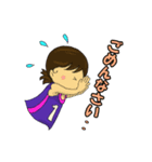 ビブスちゃんがんばれ（個別スタンプ：7）