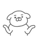 眉毛犬3（個別スタンプ：1）