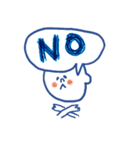 吹き出し坊やとネコ（個別スタンプ：2）