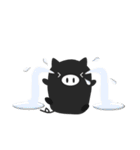 黒ぶたのスタンプ（個別スタンプ：17）