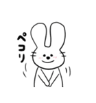 うさぎの何でもない日常（個別スタンプ：3）
