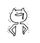 どんな時も笑顔なネコ（個別スタンプ：3）